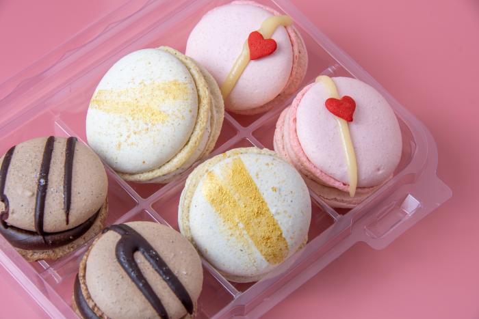 Valentines Macaron Box